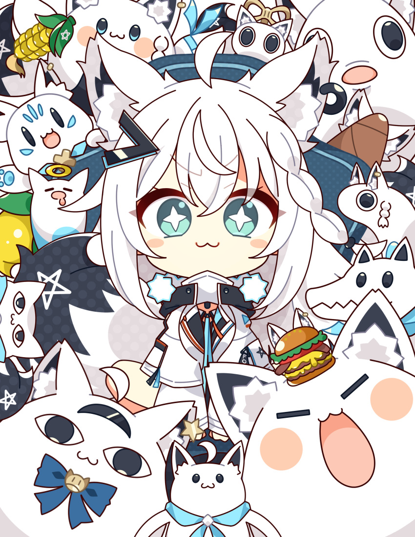 +_+, 1girl, 7:08, :3, absurdres, ahoge, animal_ear_fluff, animal_ears