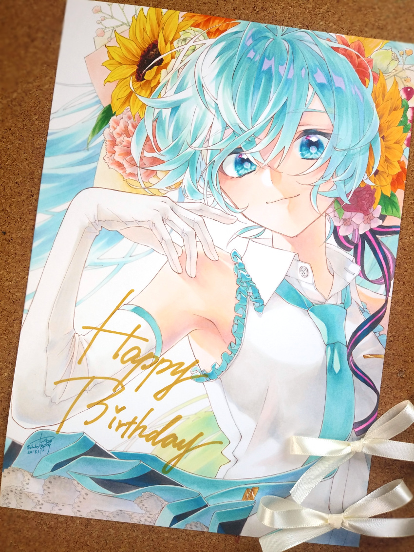 1girl, a7mber, absurdres, armpits, backlighting, bare_shoulders, black_ribbon, black_shirt