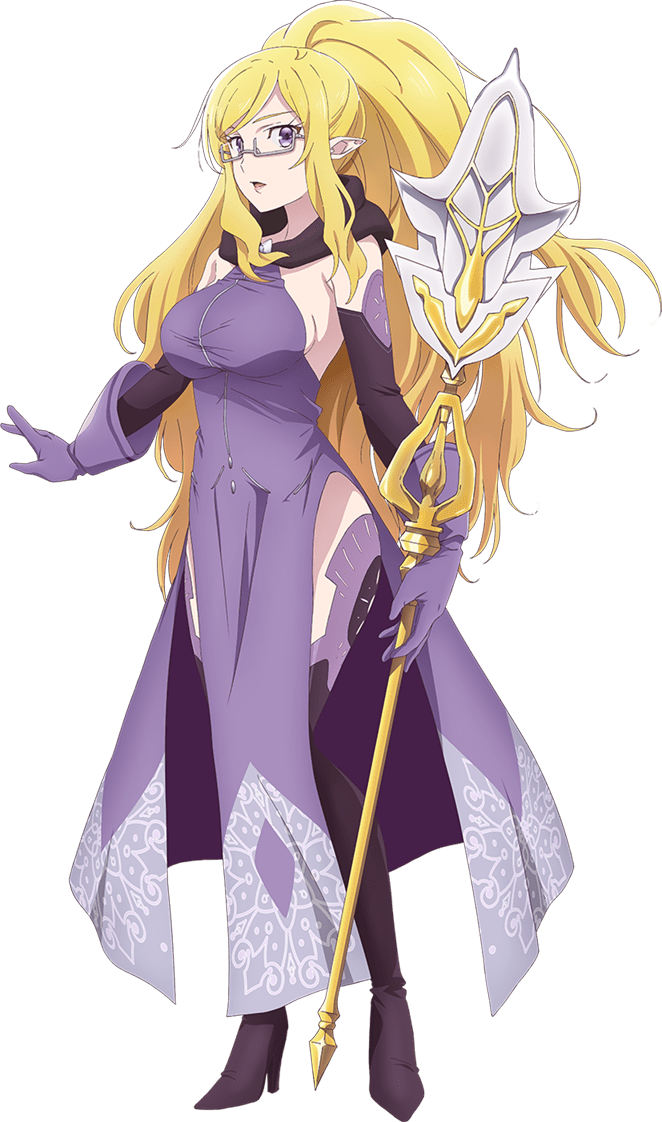 1girl, blonde_hair, boots, dress, high_heel_boots, high_heels, long_dress, pointy_ears