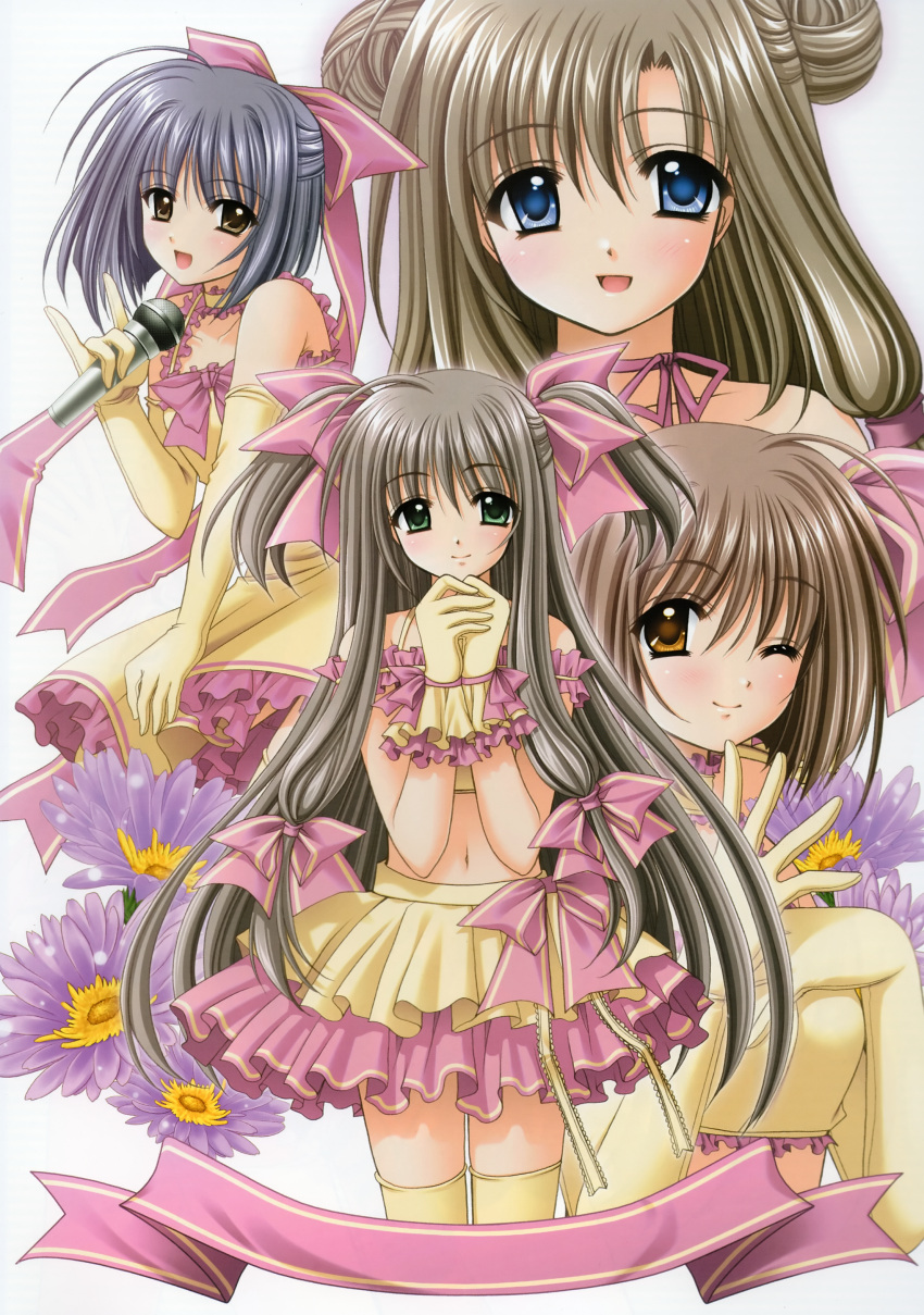 arisugawa_yui, fujita_makoto, hiwatari_aya, lovely_idol, nishimata_aoi, yuki_toko