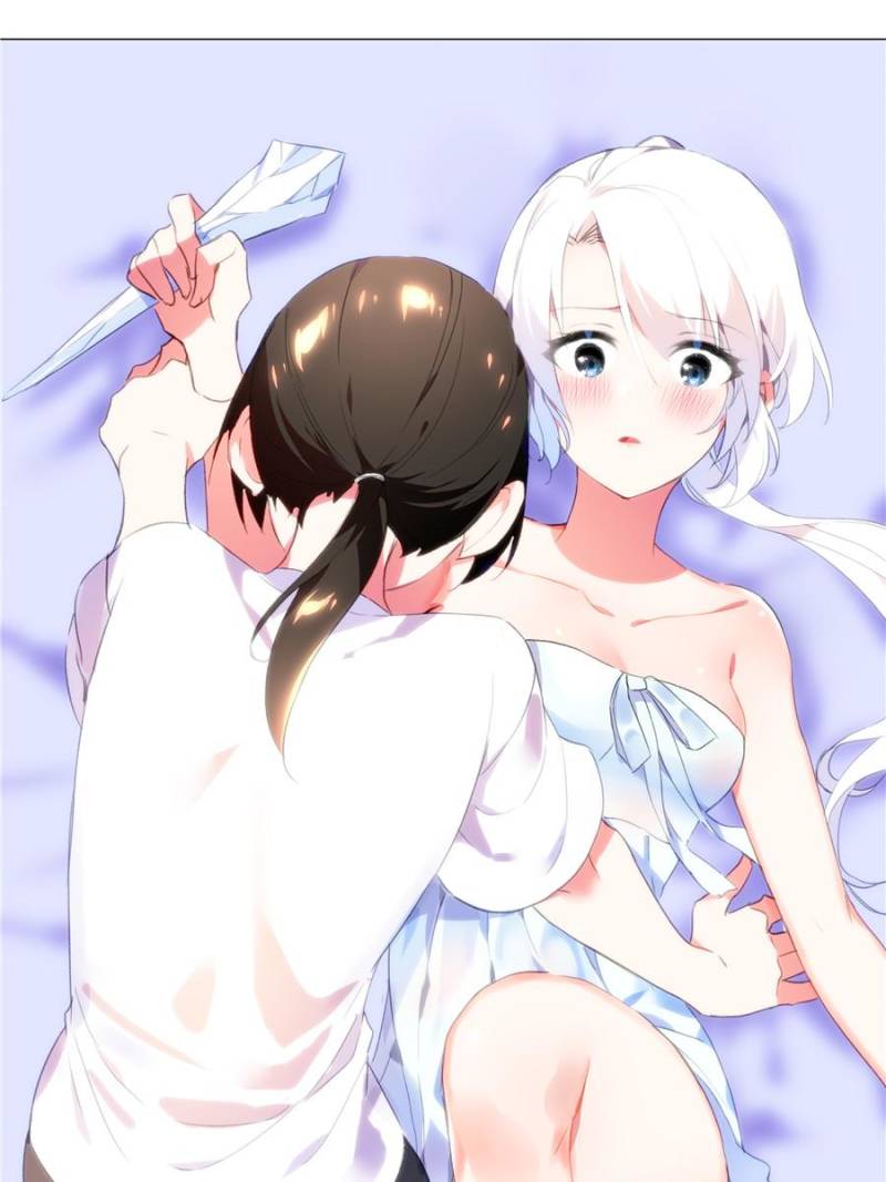 1boy, 1girl, black_hair, blue_eyes, blush, boy_on_top, breasts, camisole