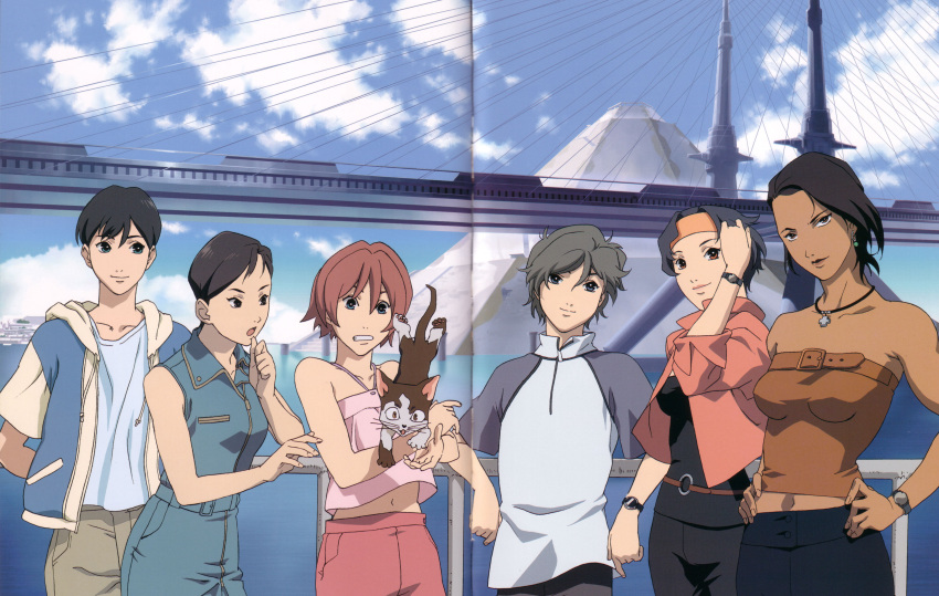 crease, elvy_hadhiyat, hotaru_kim, kamina_ayato, rahxephon, shitow_haruka, shitow_megumi, yagumo_souichi