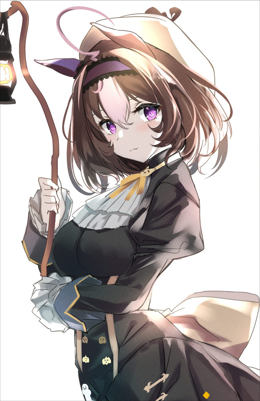 1girl, :3, absurdres, ahoge, animal_ears, ascot, back_bow, bangs