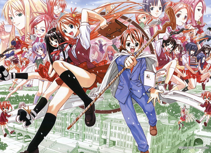 aisaka_sayo, akashi_yuuna, asakura_kazumi, ayase_yue, chao_lingshen, evangeline_a_k_mcdowell, hakase_satomi, hasegawa_chisame