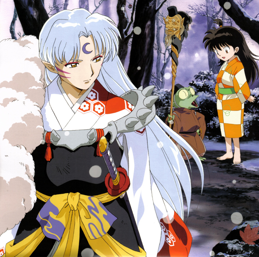 inuyasha, jaken, rin_(inuyasha), sesshoumaru, tagme