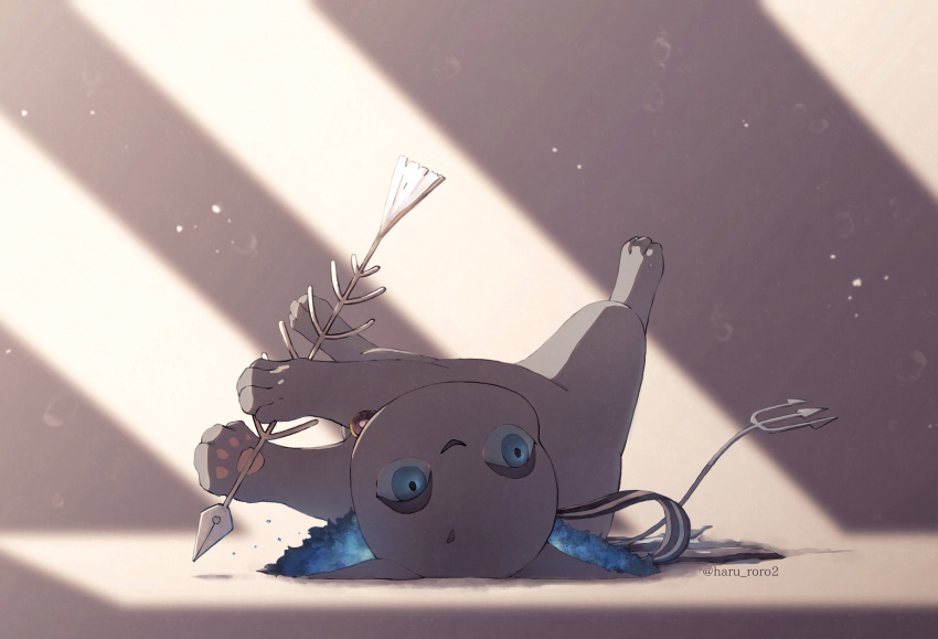1boy, :3, absurdres, animal_focus, black_cat, black_ribbon, blue_eyes, blue_fire
