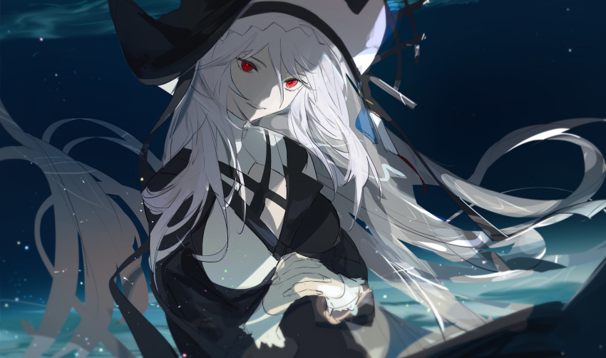 absurdres, albino, aonogura, arknights, hair_between_eyes, head_tilt, highres, long_hair