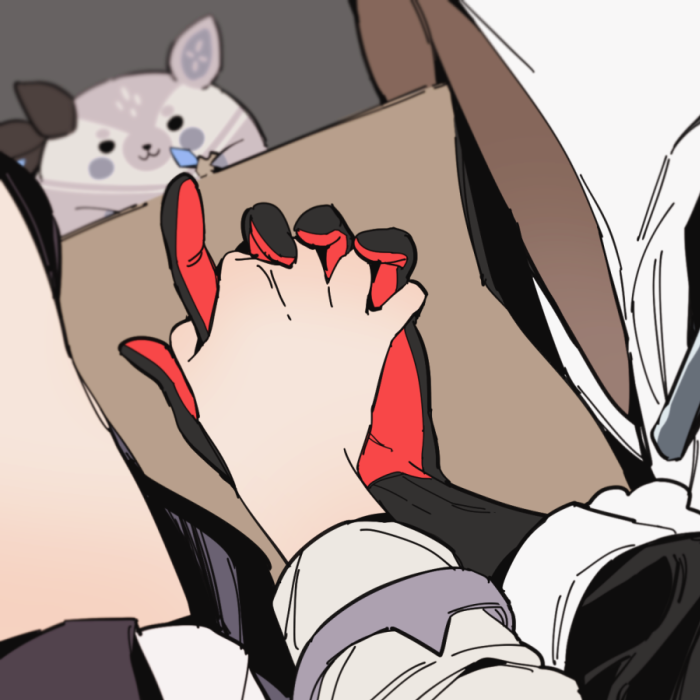 2girls, bazo_(vestia_zeta), gloves, holding_hands, hololive, hololive_indonesia, interlocked_fingers, kaela_kovalskia