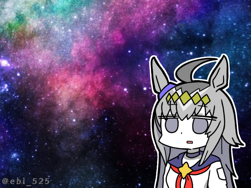 1girl, ahoge, animal_ears, blue_eyes, commentary, empty_eyes, grey_eyes, grey_hair