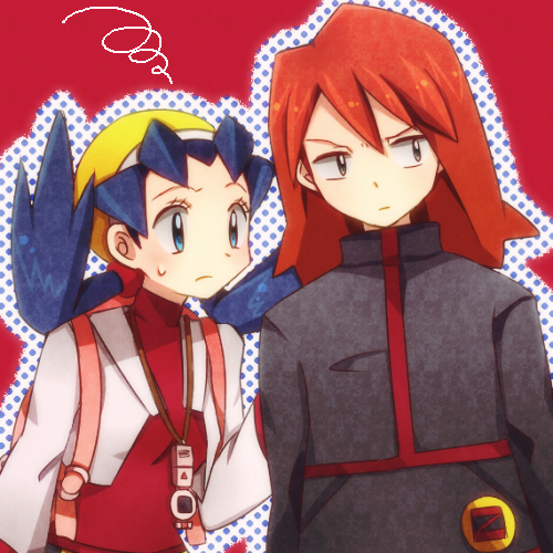 1boy, 1girl, aqua_eyes, bangs, black_jacket, blue_hair, breasts, closed_mouth