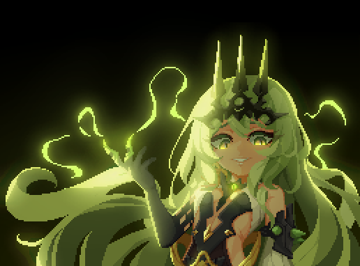 1girl, :d, aduare, bangs, bare_shoulders, black_background, black_dress, claw_ring