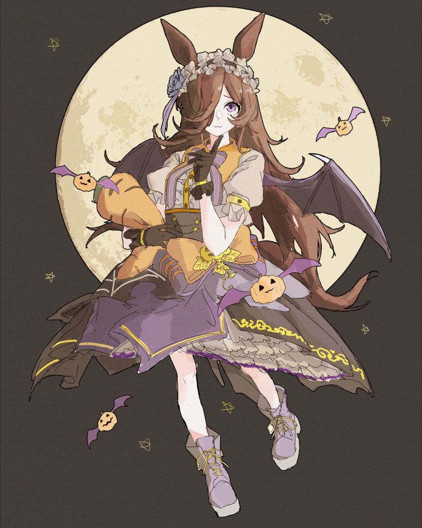 1girl, absurdres, animal_ears, bangs, bat, bat_(animal), black_bow, black_bowtie