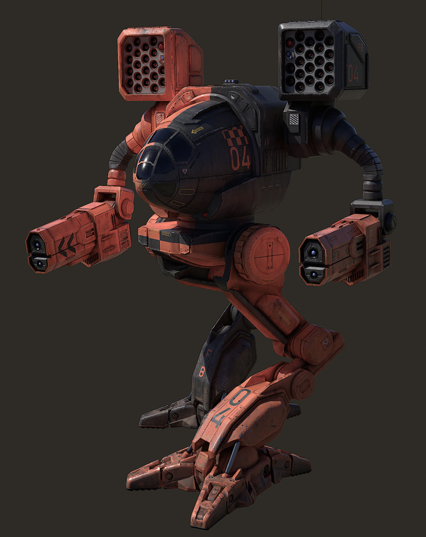 3d, arm_cannon, battletech, concept_art, energy_cannon, english_commentary, highres, machinery