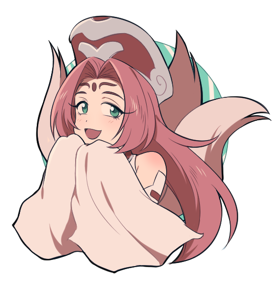 1girl, facial_mark, gradient, gradient_background, green_eyes, hat, houshin_engi, long_eyelashes