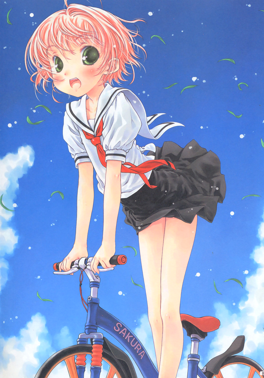 card_captor_sakura, focke_wulf, kinomoto_sakura, seifuku, super_flat_lolinitron
