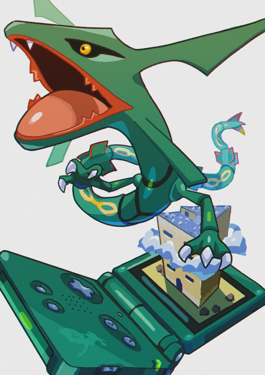 black_sclera, claws, colored_sclera, commentary_request, dragon, eastern_dragon, fangs, full_body