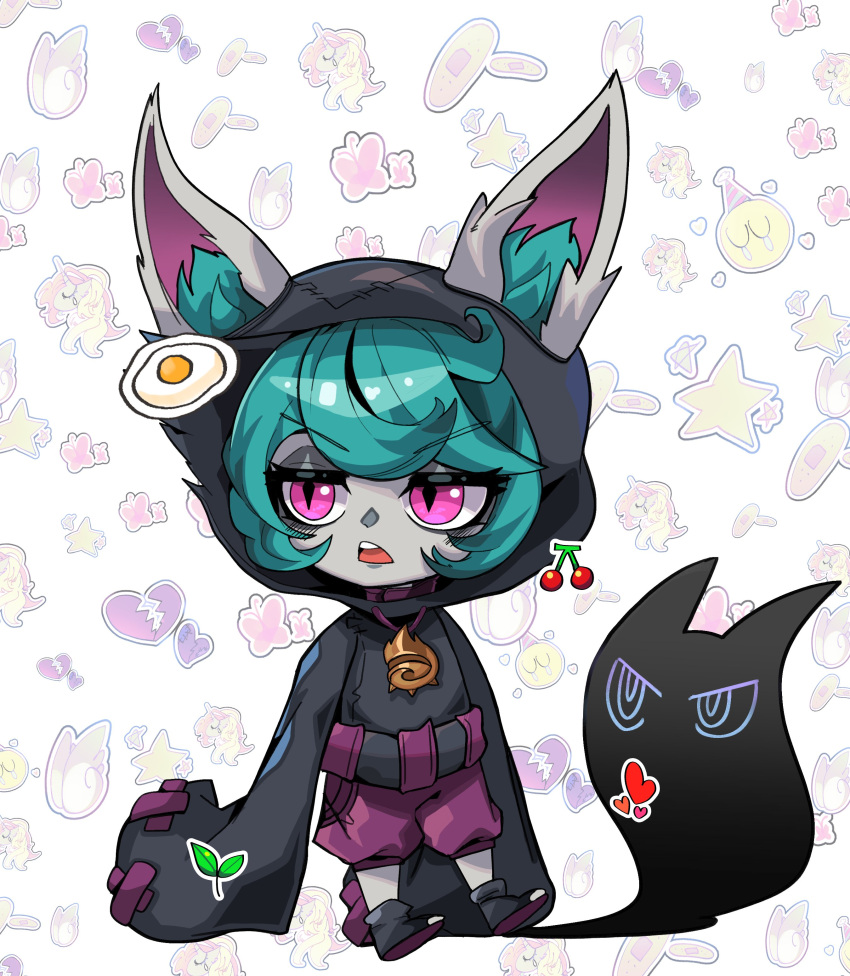 1girl, absurdres, animal_ears, bandaid, bangs, belt, beseunaj-jamjaneun_gemdol-i, black_footwear