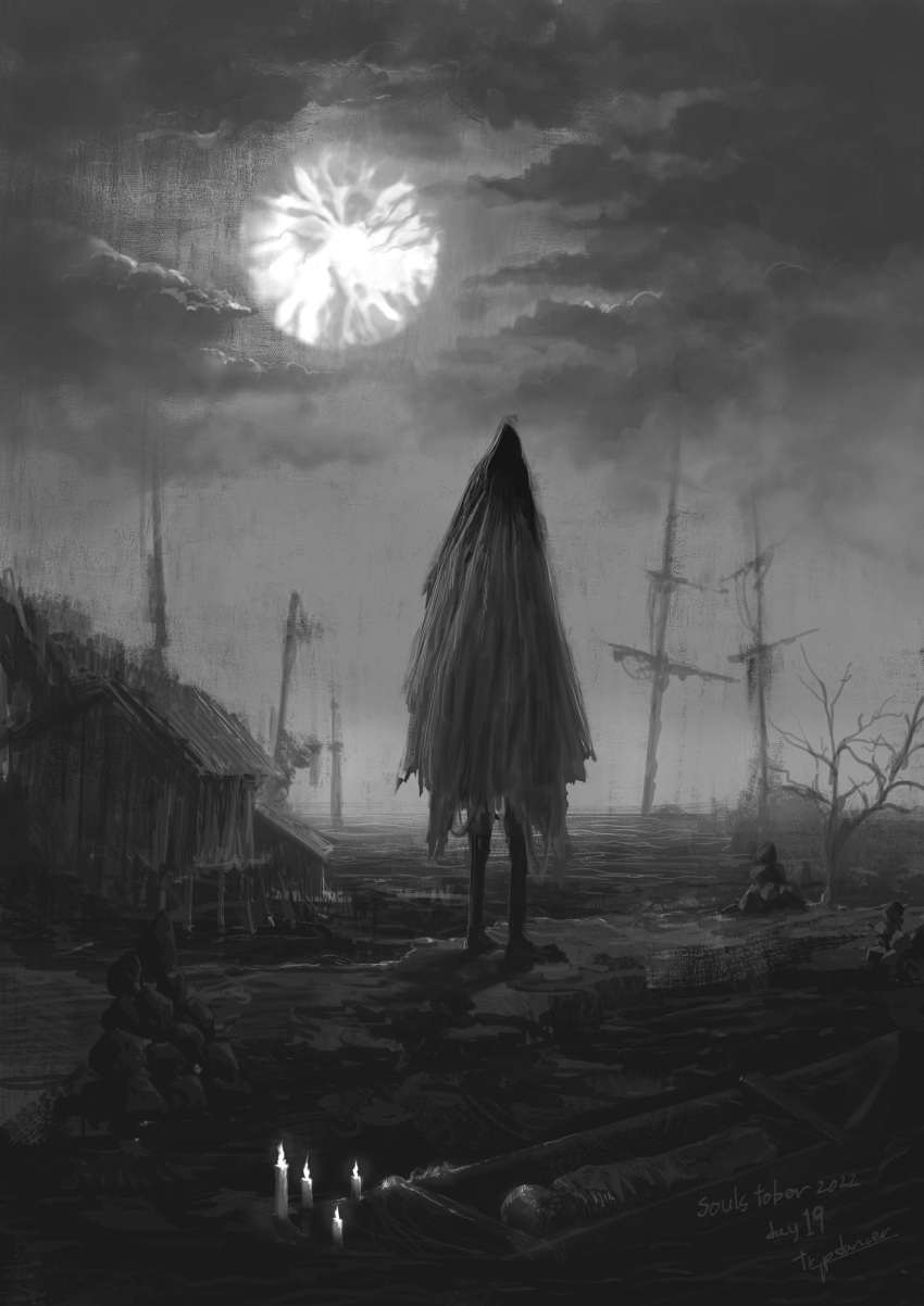 1other, ambiguous_gender, artist_name, bloodborne, candle, cloud, clouds, cloudy_sky