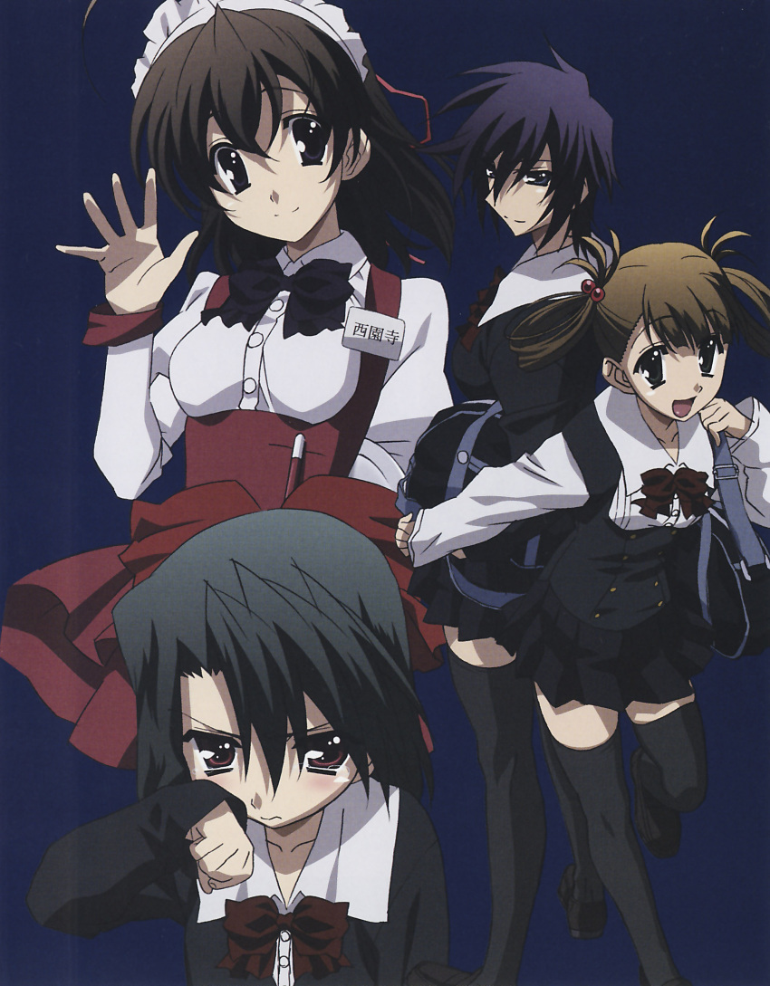 kanroji_nanami, kiyoura_setsuna, kuroda_hikari, saionji_sekai, school_days, seifuku