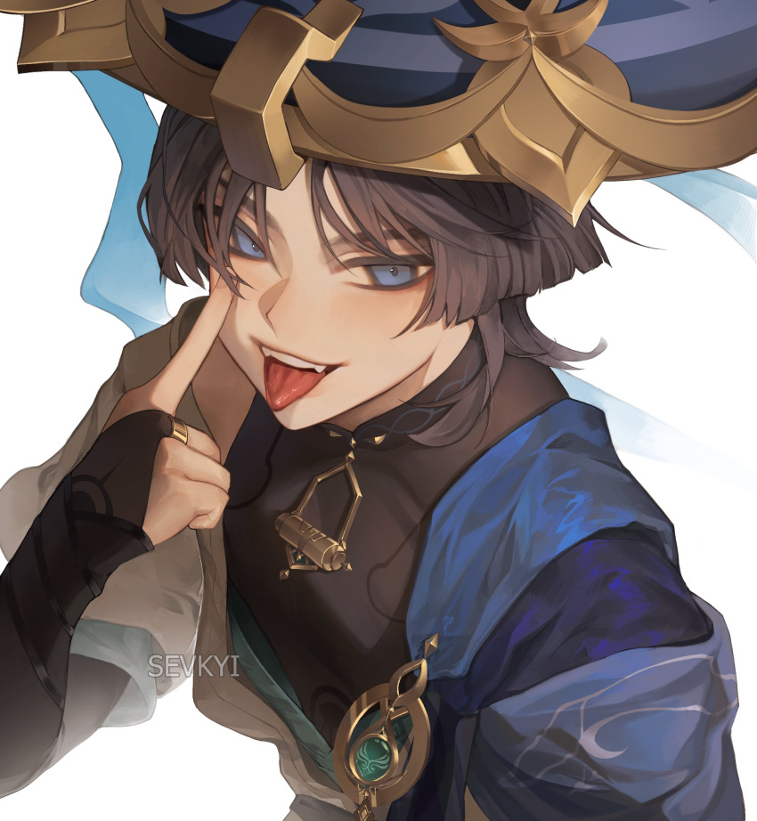 1boy, absurdres, arm_armor, artist_name, bangs, bare_shoulders, black_hair, black_shirt