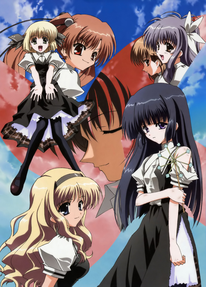 h2o_~footprints_in_the_sand~, hirose_takuma, kagura_hinata, kohinata_hayami, kumon_maki, otoha, tabata_yui, yakumo_hamaji