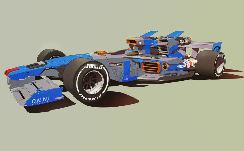 car, earth_federation_space_forces, english_commentary, formula_one, from_side, ground_vehicle, gundam, highres