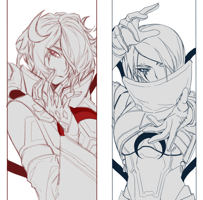 1girl, absurdres, animification, apex_legends, blood_moon_catalyst, bodysuit, catalyst_(apex_legends), chinese_commentary