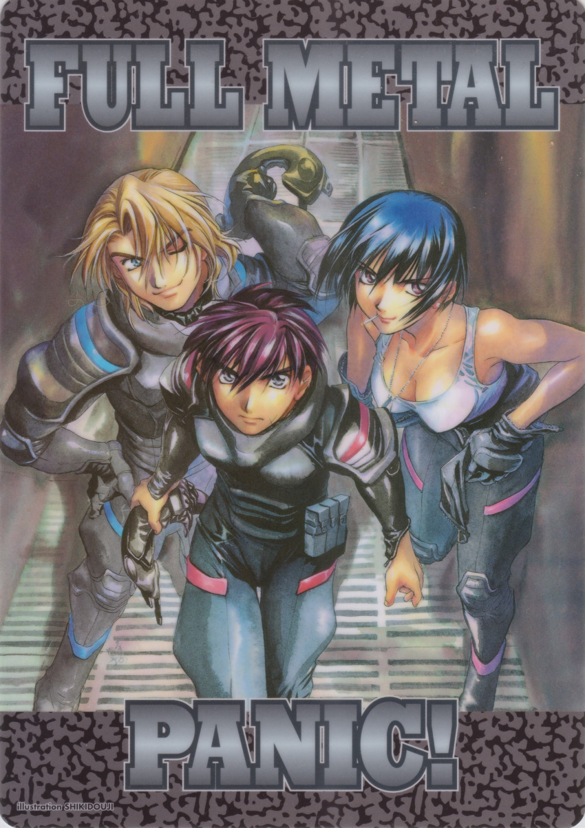 full_metal_panic!, kurz_weber, melissa_mao, sagara_sousuke, shikidouji