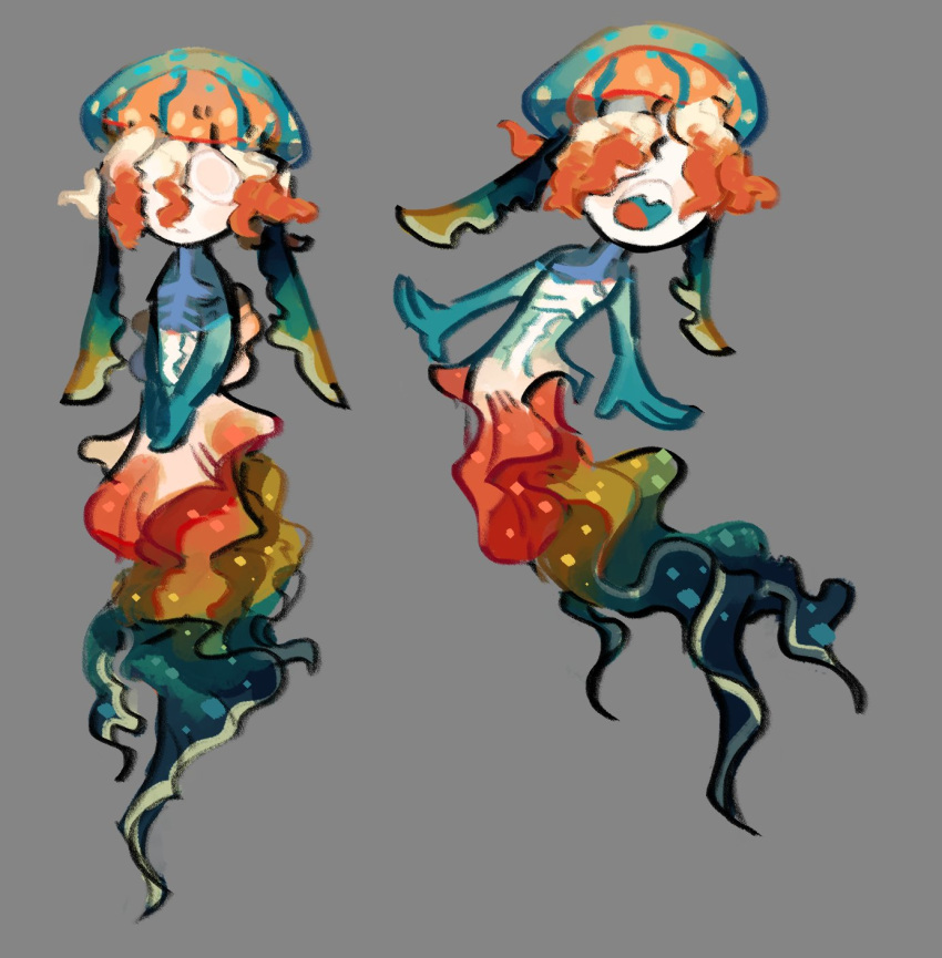 1other, concept_art, highres, jellyfish, legless, open_mouth, original, own_hands_together