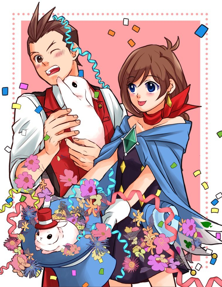1girl, ace_attorney, apollo_justice, apollo_justice:_ace_attorney, bangs, blue_cape, blue_eyes, brown_hair