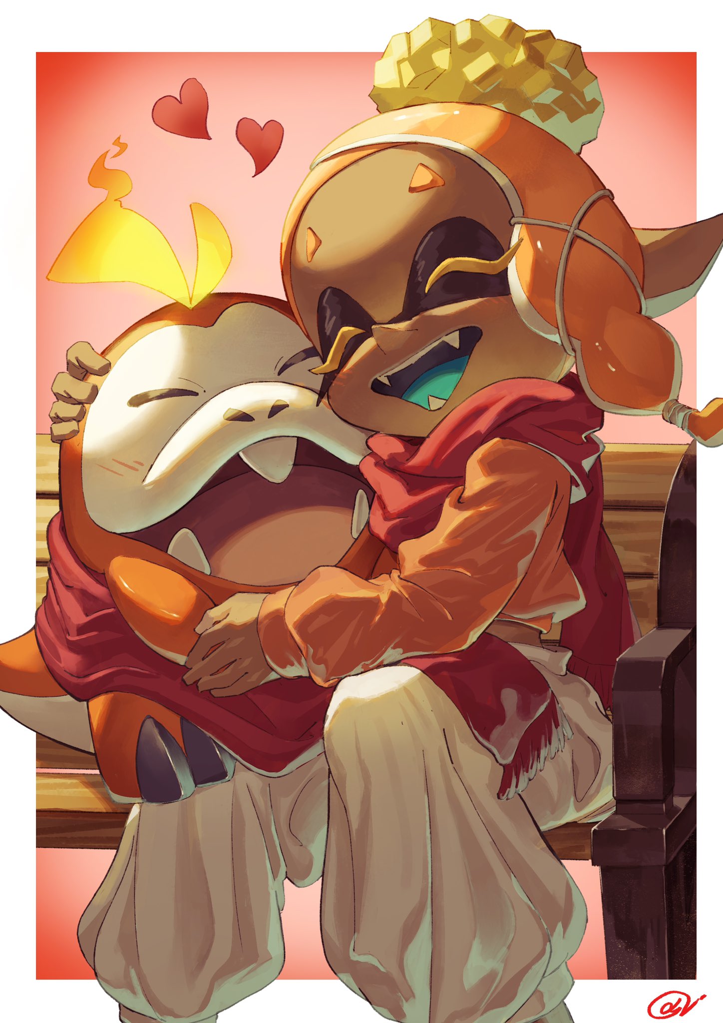 1girl, ^_^, alternate_costume, alternate_hair_color, animal, animal_hug, anko2552, artist_name