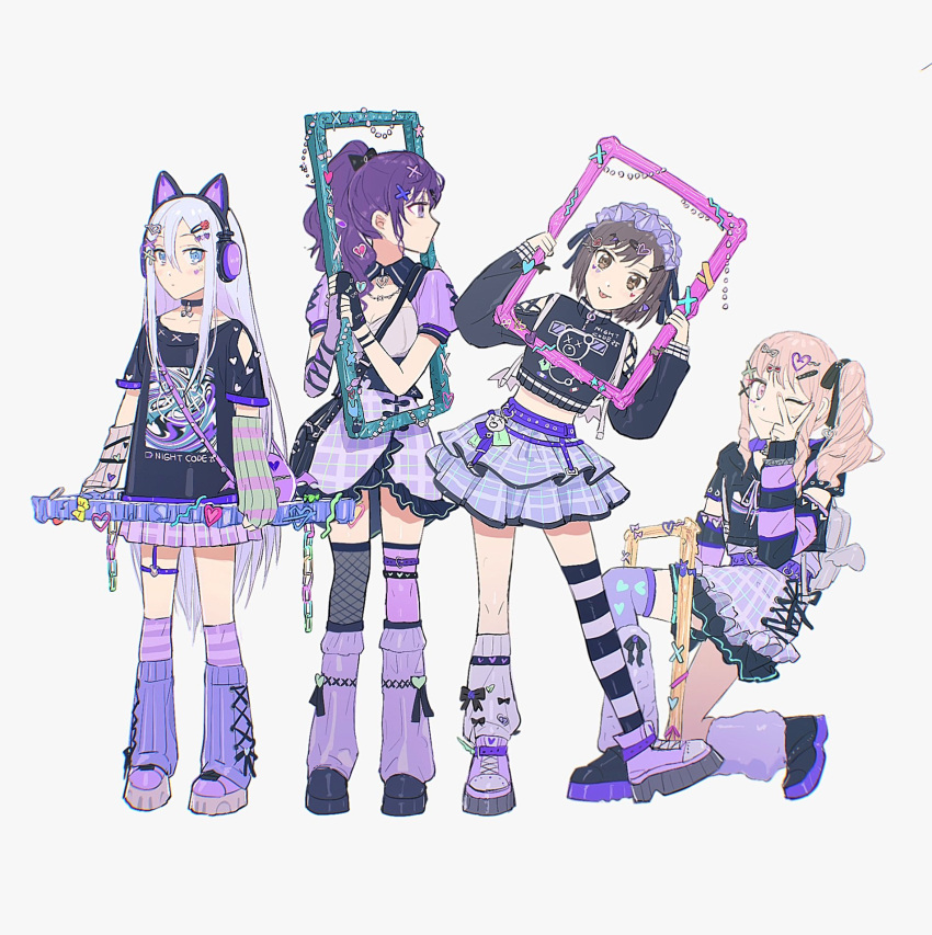 1other, 25-ji_night_code_de._(project_sekai), 3girls, akiyama_mizuki, asahina_mafuyu, blue_eyes, brown_hair, daiye_(kkmcndsf)