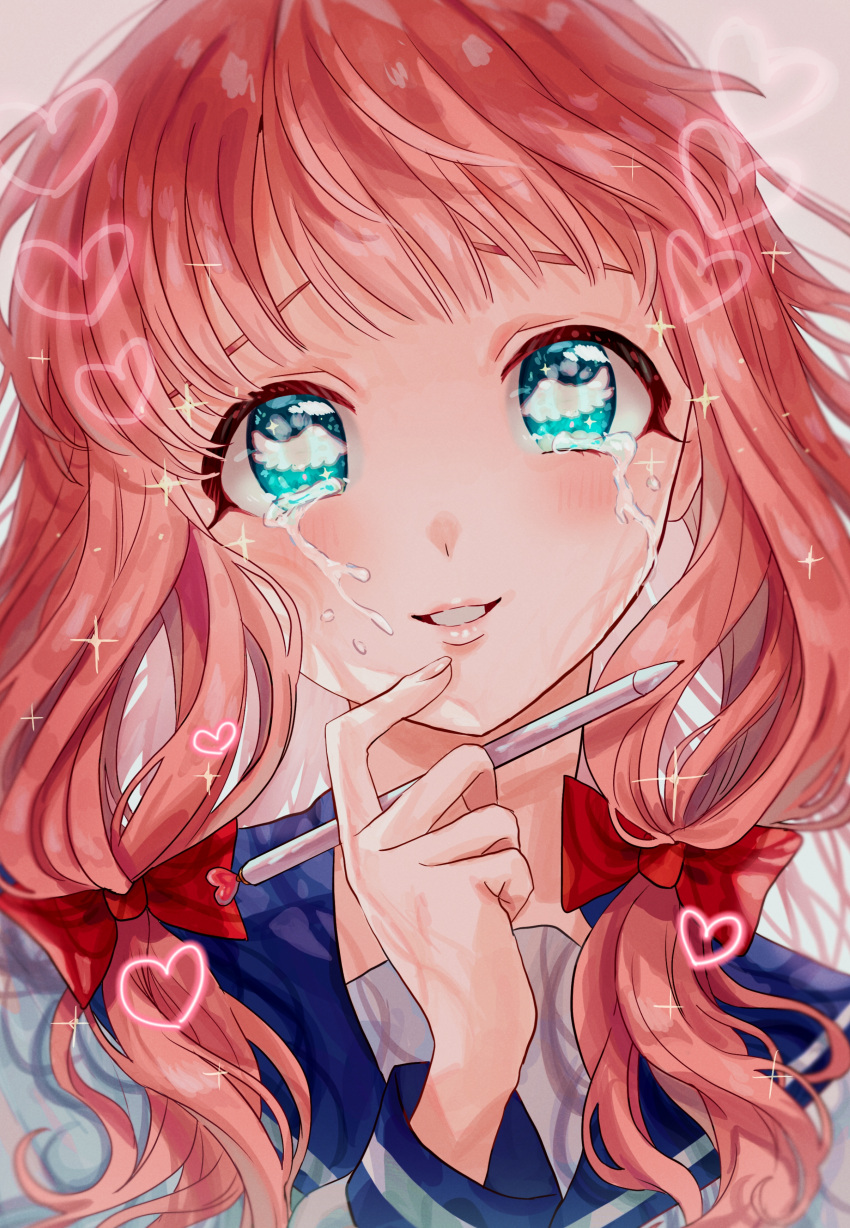 1girl, absurdres, aqua_eyes, bangs, blue_sailor_collar, bow, character_request, close-up