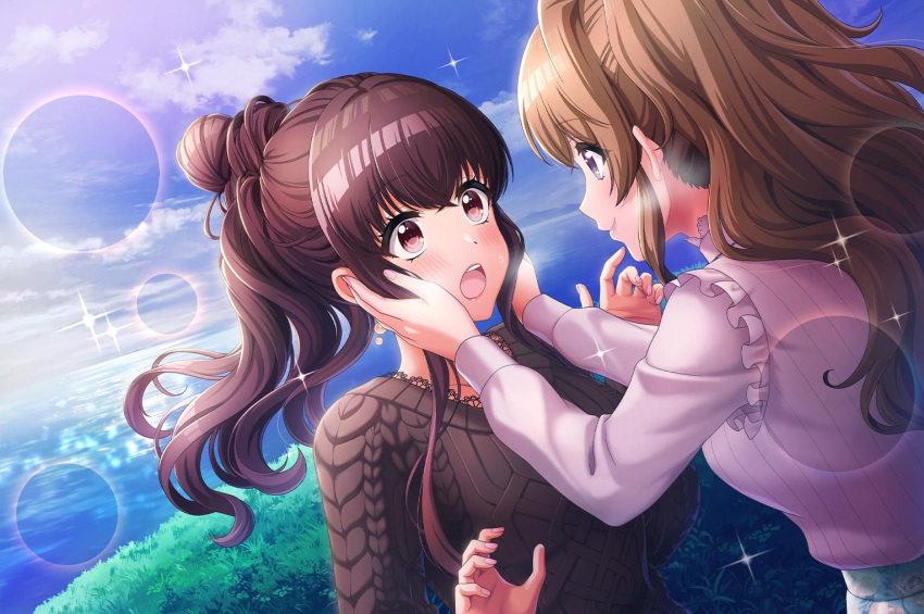 amano_airi, d4dj, dress, long_hair, purple_hair, violet_eyes