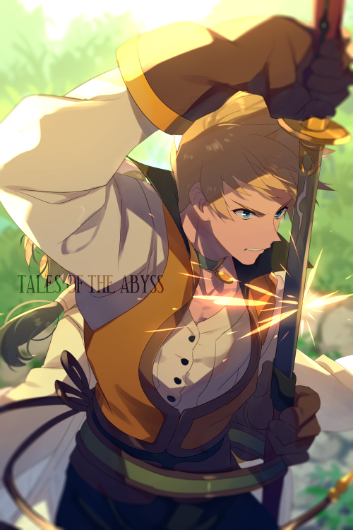 2boys, blonde_hair, blue_eyes, choker, echo_(circa), gloves, grass, green_hair