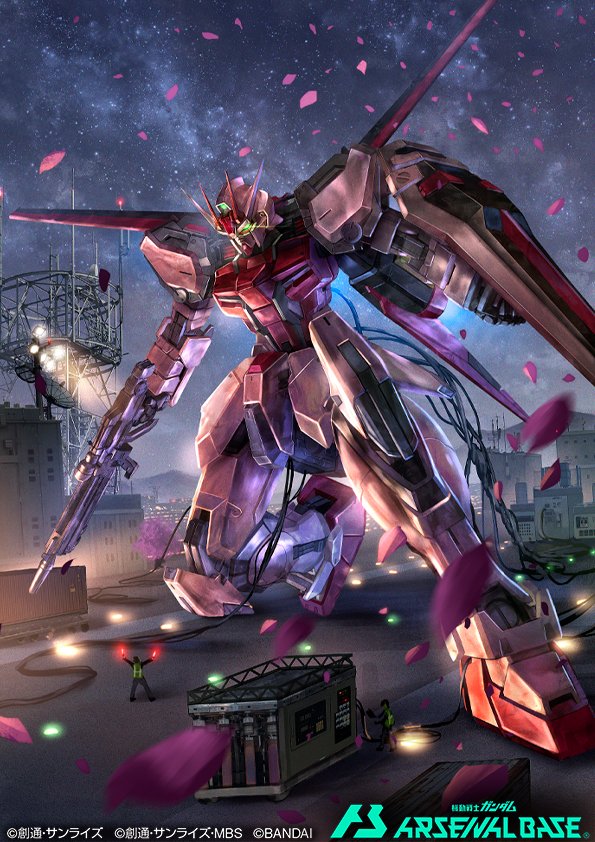 1other, cable, clenched_hand, glowing, glowing_eyes, green_eyes, gun, gundam