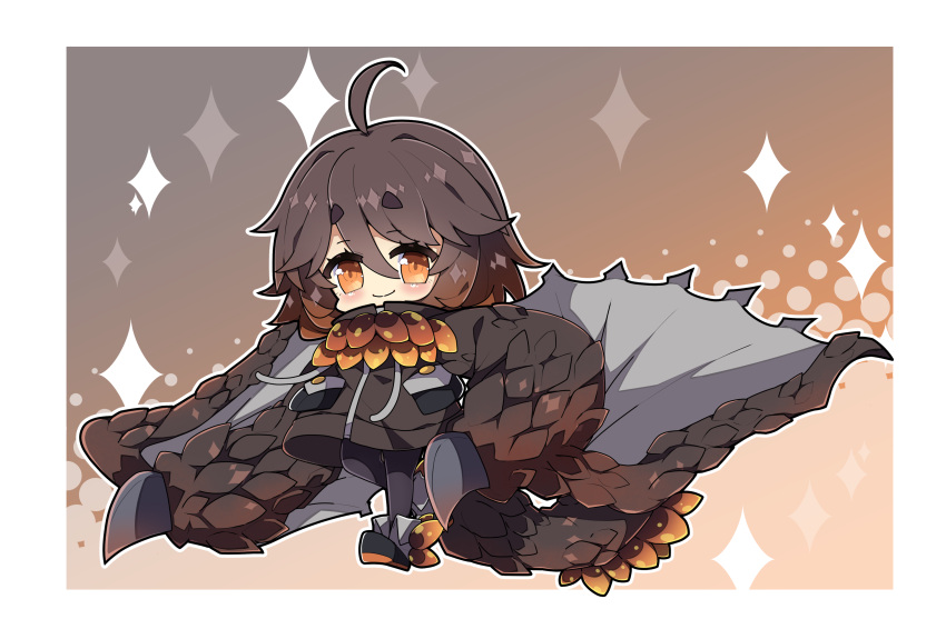 1girl, absurdres, ahoge, bazelgeuse, black_footwear, black_jacket, black_pantyhose, blush