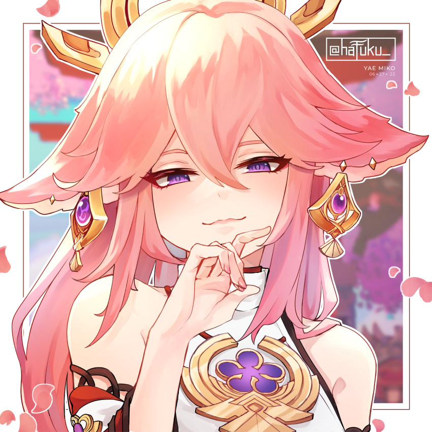 1girl, 3d_background, :3, absurdres, animal_ears, bangs, blurry, commentary_request