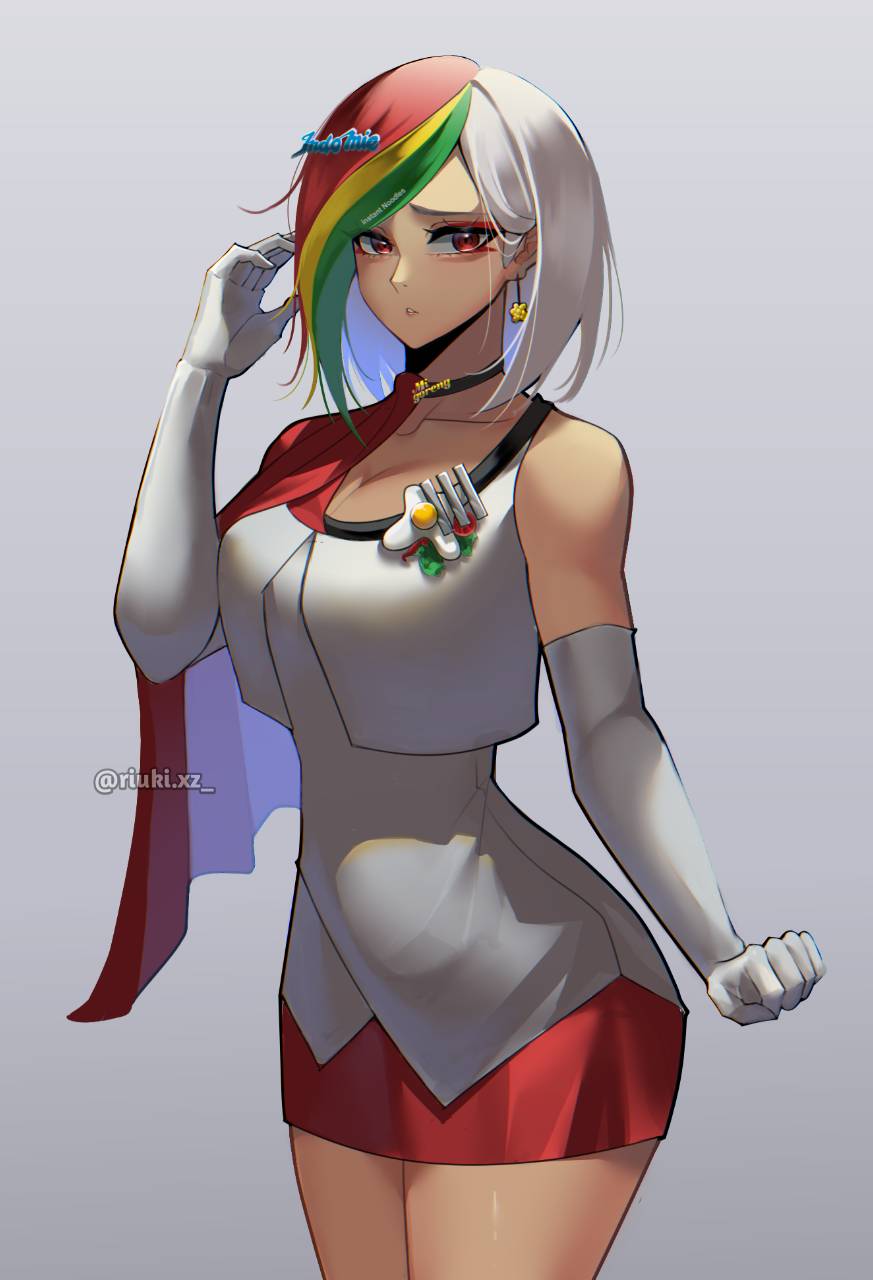 1girl, blonde_hair, closed_mouth, collarbone, dress, earrings, elbow_gloves, gloves