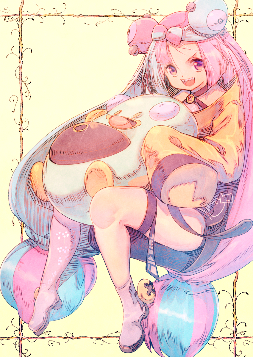 1girl, aqua_hair, bellibolt, character_hair_ornament, grey_pantyhose, hair_ornament, highres, iono_(pokemon)