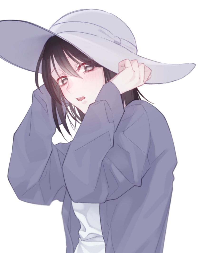 1girl, baby_(demotsu), bangs, blonde_hair, blush, from_side, fruits_basket, grey_jacket