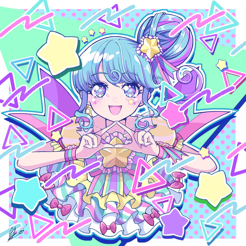 1girl, absurdres, bangs, blue_eyes, blue_hair, blush, bow, dress