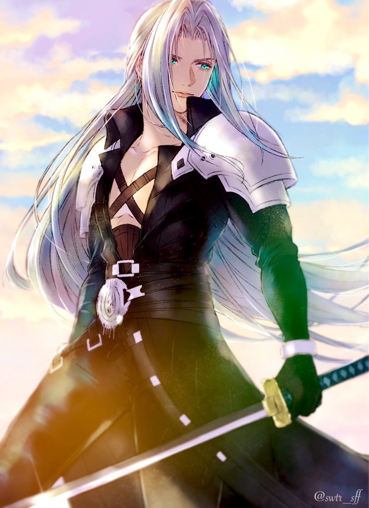 1boy, 3wa_tari, aqua_eyes, armor, bangs, black_gloves, black_jacket, black_pants