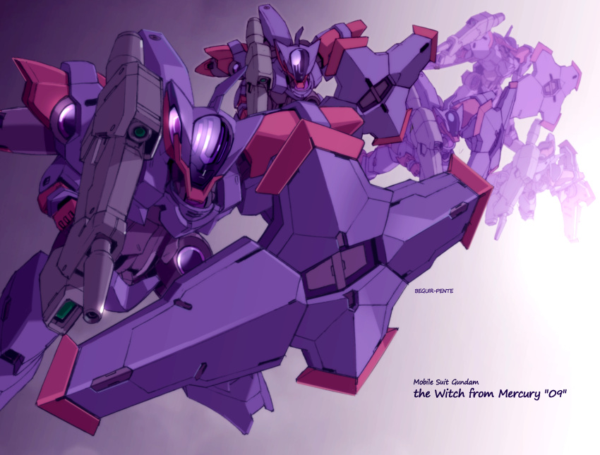 beguir-pente, character_name, copyright_name, ebikawa_kanetake, episode_number, gradient, gradient_background, gun