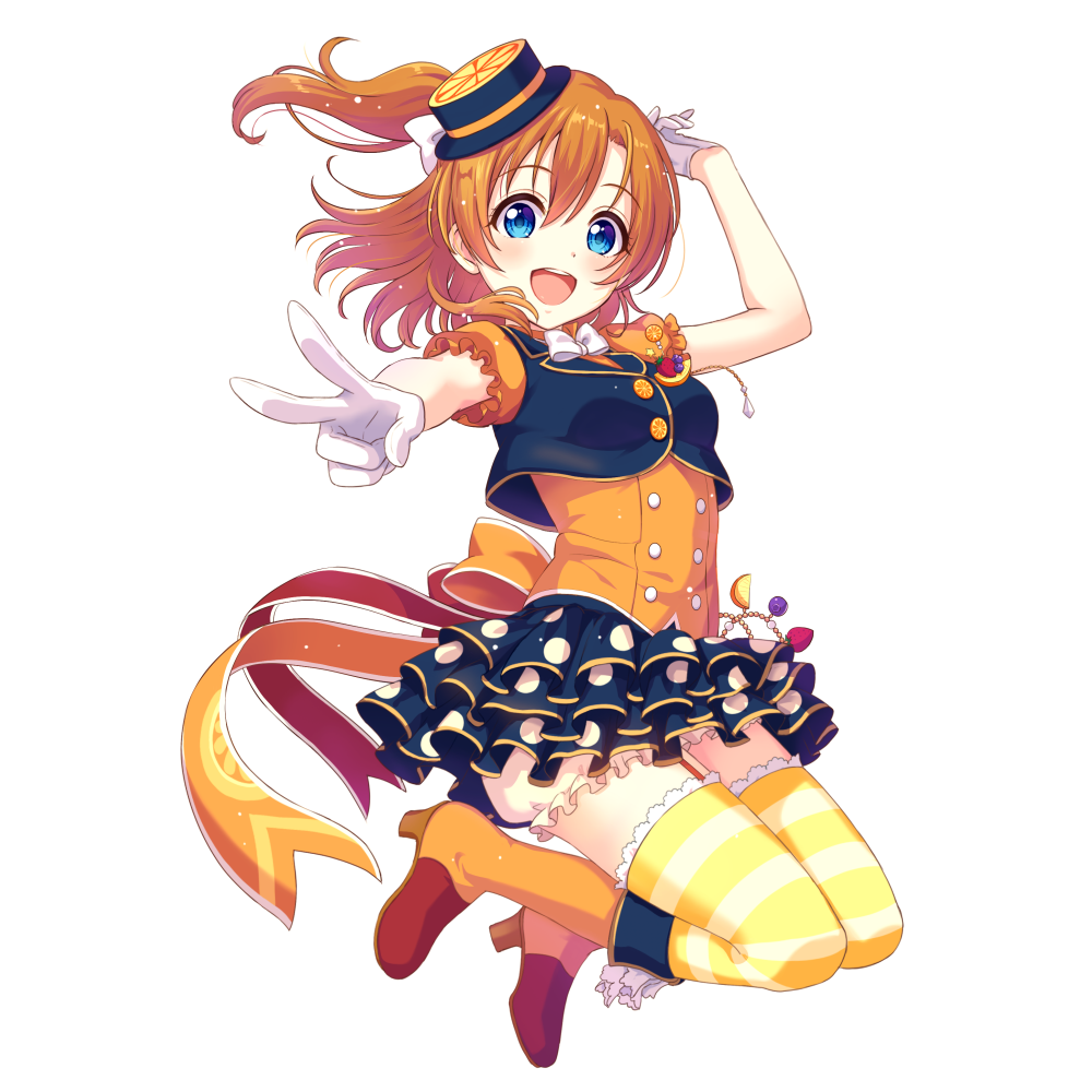 1girl, arm_up, black_headwear, black_skirt, bloomers, blue_eyes, boots, bow
