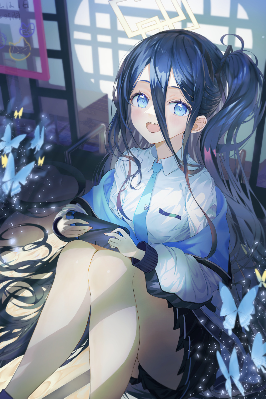 1girl, absurdly_long_hair, absurdres, aris_(blue_archive), atatatatame01, bangs, black_hairband, blue_archive