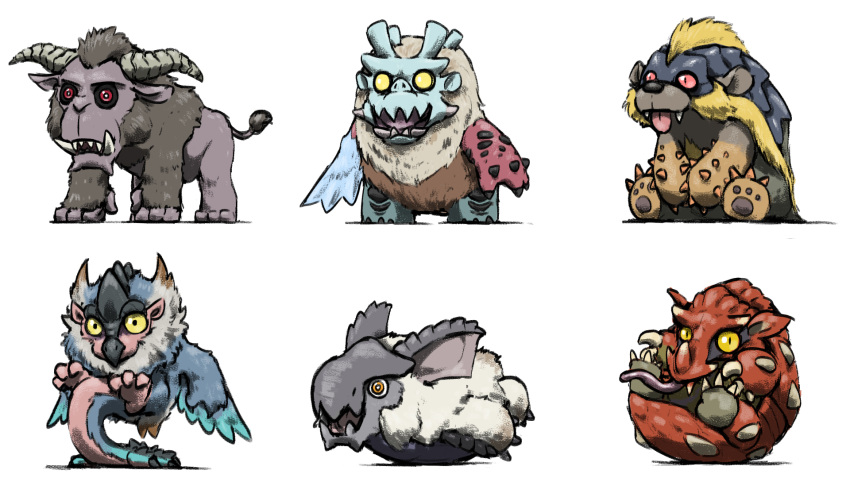 animal_focus, arzuros, bishaten, black_sclera, blacknirrow, blank_eyes, bright_pupils, chibi