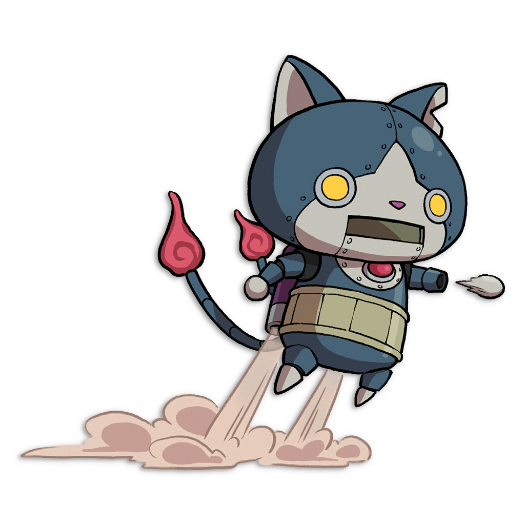 animal_ears, belt, cat, cat_ears, cat_tail, flying, jetpack, mechanical_arms