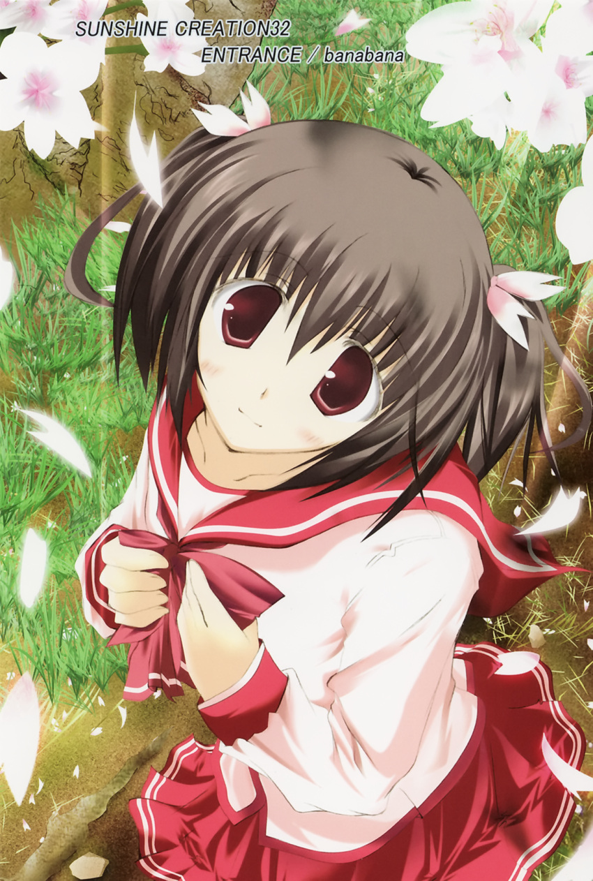 banabana, entrance, seifuku, to_heart, to_heart_2, yuzuhara_konomi
