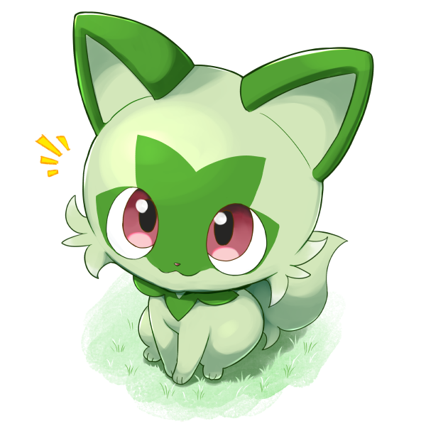 :3, animal_focus, cat, closed_mouth, commentary_request, enata_rei, full_body, grass